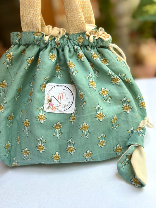 Buttercream Bloom Potli