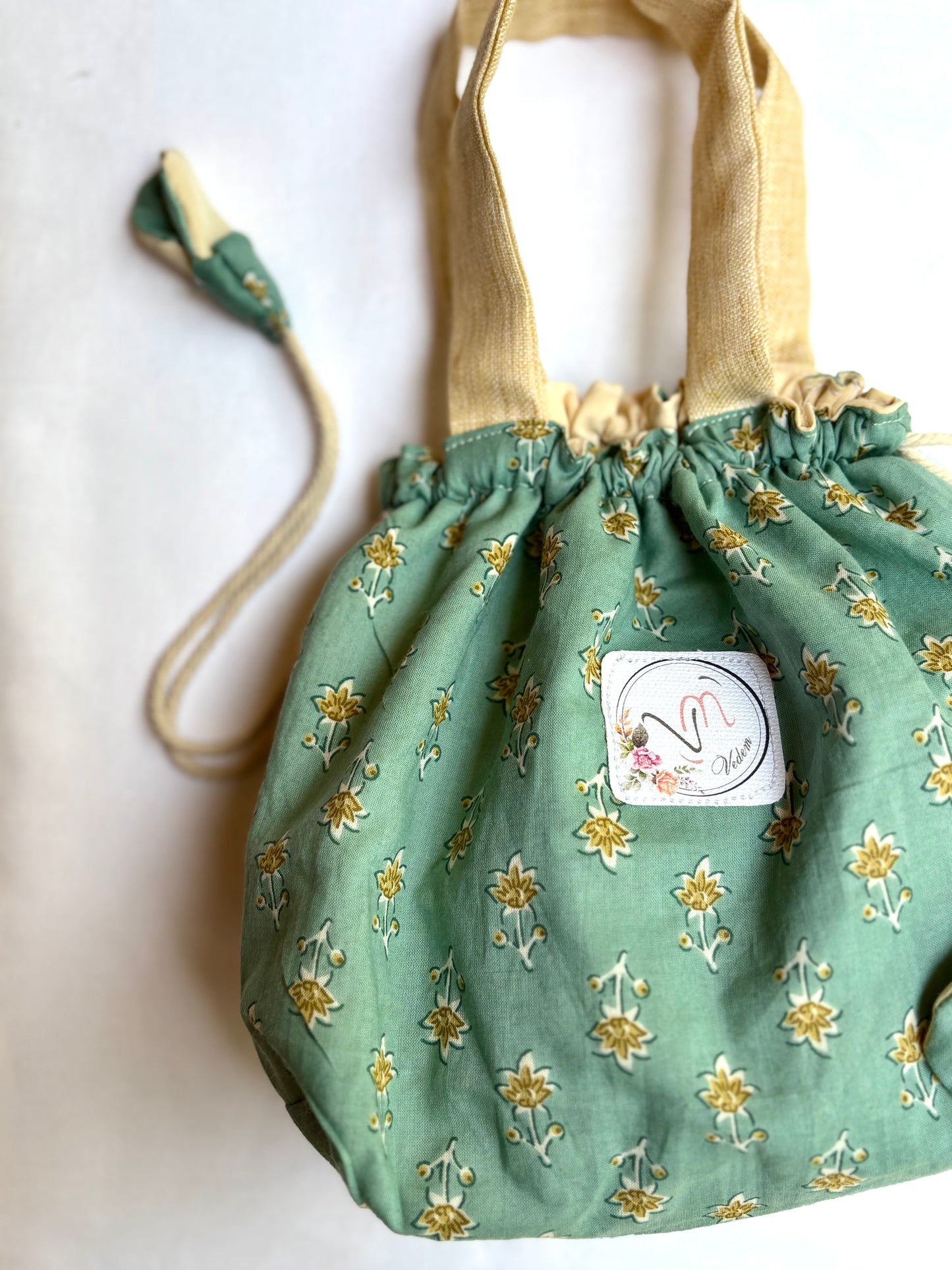 Buttercream Bloom Potli