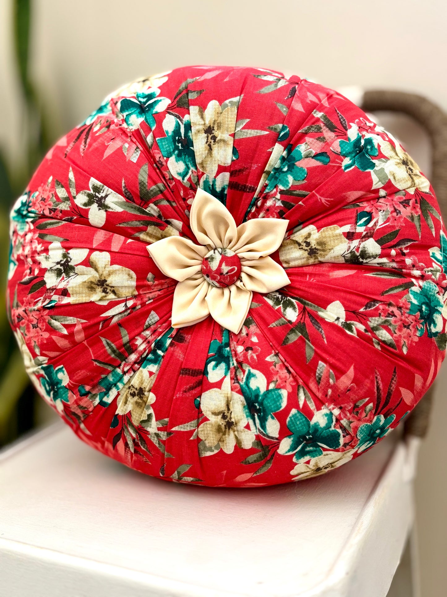 Gul Gulaab Cushions - Pink & Cream (Set of 2)