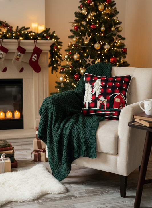 Christmas special scrapbook cushion cover