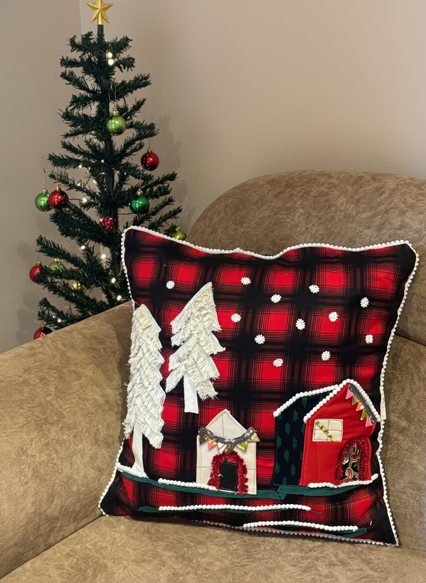 Christmas special scrapbook cushion cover