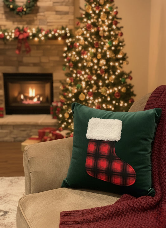 CHRISTMAS SPECIAL STOCKINGS CUSHION COVERS