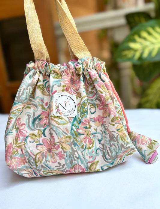 Dewdrop Pink Potli