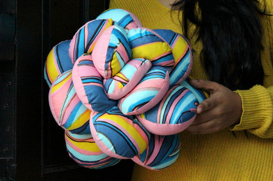 FLOWER CUSHIONS-MULTICOLOUR